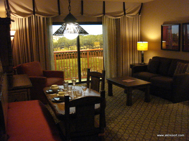 One bedroom family room